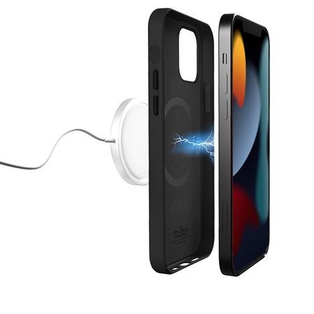 PURO SKYMAG - Etui iPhone 13 Pro Made for MagSafe (czarny)