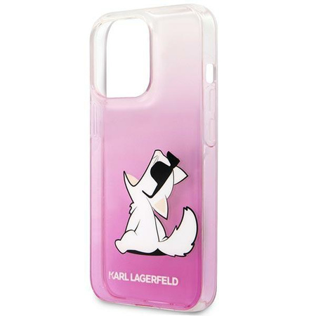 Karl Lagerfeld Choupette Fun Sunglasses - Etui iPhone 14  Pro (różowy)