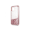 Guess 4G Peony Liquid Glitter - Etui iPhone 11 Pro (różowy)