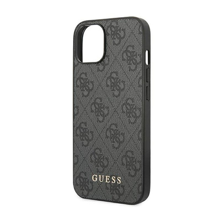 Guess 4G Metal Gold Logo – Etui iPhone 14 Plus (szary)