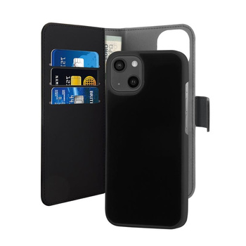 PURO Wallet Detachable - Etui 2w1 iPhone 13 Mini (czarny)