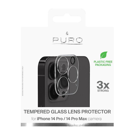 Puro Tempered Glass Camera Lens Protector – Szkło ochronne na aparat iPhone 14 Pro / iPhone 14 Pro Max