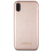 Guess Iridescent - Etui iPhone Xs / X (różowo złoty)