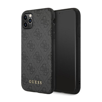 Guess 4G Metal Gold Logo - Etui iPhone 11 Pro (szary)