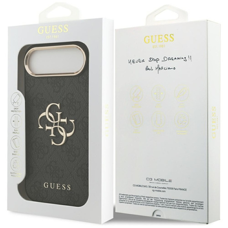 Guess 4G Big 4G Classic Logo - Etui iPhone Air (czarny / złoty)