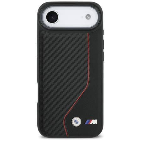 BMW M Carbon Line & Logo MagSafe - Etui iPhone Air (czerwony)