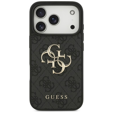 Guess 4G Big Logo - Etui iPhone 17 Pro (czarny)