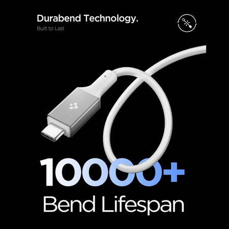Spigen EB10010CC Essential - Kabel USB-C do USB-C PD 100W 1m (Biały)