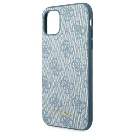 Guess 4G Metal Gold Logo - Etui iPhone 11 (niebieski)