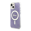 Guess 4G MagSafe - Etui iPhone 14 Plus (Purpurowy)