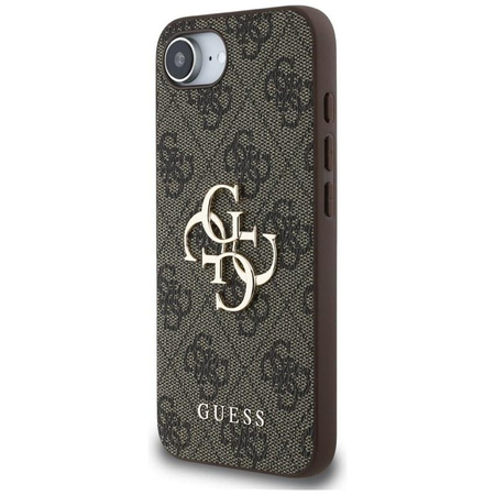 Guess 4G Big Logo - Etui do iPhone 16e (brązowy)
