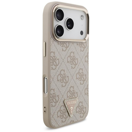Guess 4G Triangle Logo MagSafe - Etui iPhone 17 Pro (różowy)