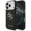 Guess Grained Big 4G Classic Logo - Etui iPhone 17 Pro (czarny)