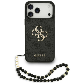 Guess 4G Strap 4G Classic Logo - Etui iPhone 17 Pro Max (czarny)