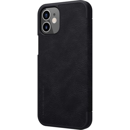 Nillkin Qin Leather Case - Etui Apple iPhone 12 Mini (Black)