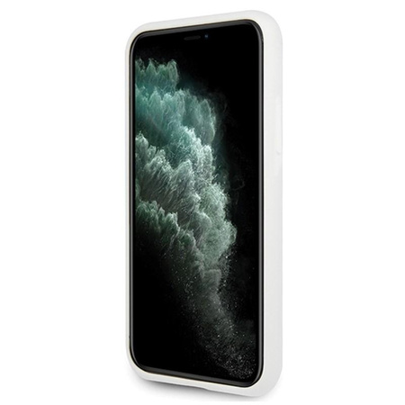 Karl Lagerfeld Fullbody Silicone Iconic - Etui iPhone 11 Pro Max (White)