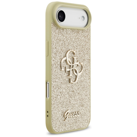 Guess Fixed Glitter Big 4G - Etui iPhone Air (złoty)