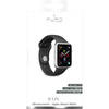 PURO ICON - Elastyczny pasek sportowy do Apple Watch 38/40/41 mm (S/M & M/L) (czarny)