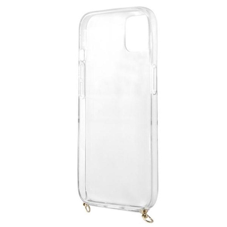 Guess Leopard Gold Stripe Crossbody - Etui iPhone 13