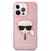 Karl Lagerfeld Karl’s Head Glitter - Etui iPhone 13 Pro Max (różowy)