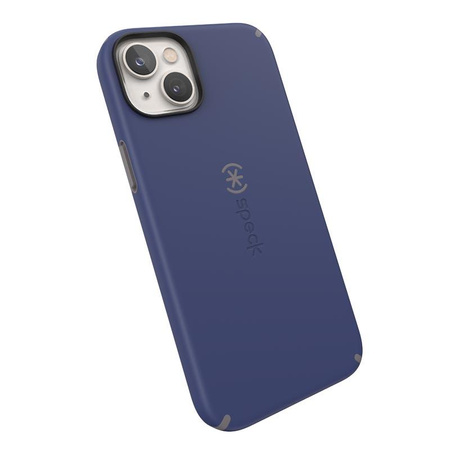 Speck CandyShell Pro + MagSafe - Etui iPhone 14 Plus z powłoką MICROBAN (Prussian Blue / Cloudy Grey)