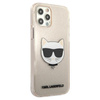 Karl Lagerfeld Choupette Head Glitter - Etui iPhone 12 Pro Max (złoty)