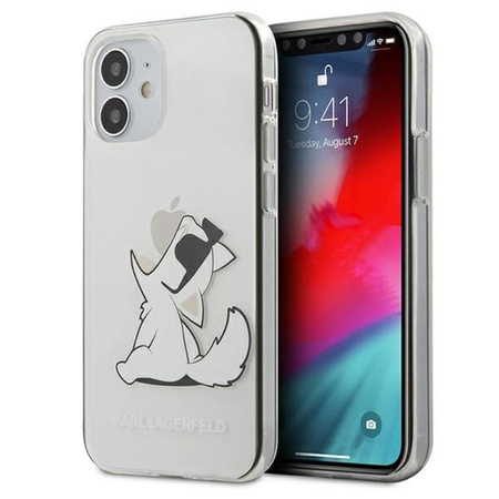 Karl Lagerfeld Choupette Fun Sunglasses - Etui iPhone 12 Mini (przezroczysty)