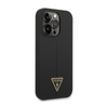 Guess Silicone Triangle Logo - Etui iPhone 14 Pro (czarny)