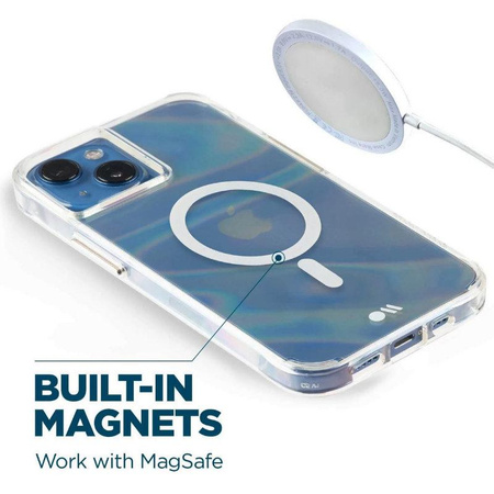 Case-Mate Soap Bubble MagSafe - Etui iPhone 14 (Iridescent)