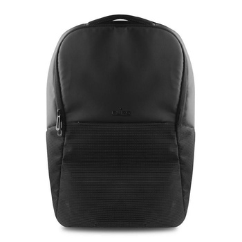 PURO Bynight - Odblaskowy plecak z zewnętrzym portem USB MacBook Pro 15" / Notebook 15.6" (czarny)