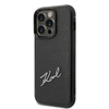 Karl Lagerfeld Signature Logo Cardslot - Etui iPhone 14 Pro (czarny)