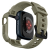 Spigen Rugged Armor Pro - Pasek z obudową do Apple Watch 44/45 mm (Vintage Khaki)