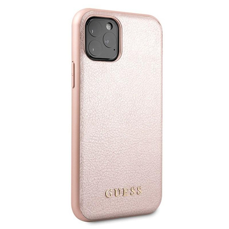 Guess Iridescent - Etui iPhone 11 Pro (Rose Gold)
