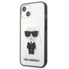 Karl Lagerfeld Ikonik Karl - Etui iPhone 13 (przezroczysty / czarna ramka)