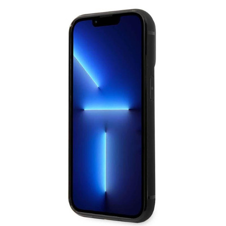 Karl Lagerfeld Signature Logo Cardslot - Etui iPhone 14 Pro Max (czarny)