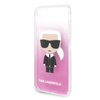 Karl Lagerfeld Iconic Karl Gradient - Etui iPhone SE 2020 / 8 / 7 (różowy)