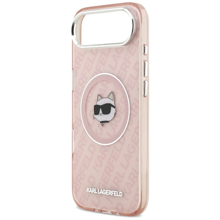 Karl Lagerfeld IML Choupette Head Logo MagSafe - Etui iPhone Air (różowy)