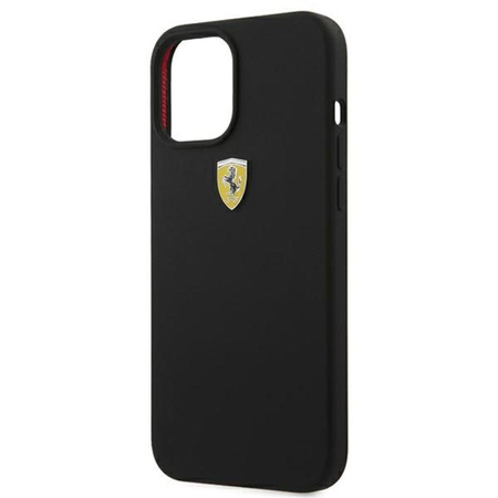 Ferrari On Track Silicone – Etui iPhone 12 / iPhone 12 Pro (czarny)