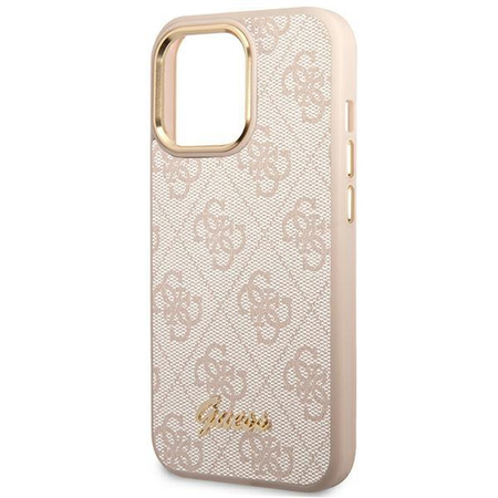 Guess 4G Metal Camera Outline Case – Etui iPhone 14 Pro Max (Różowy)