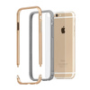Moshi iGlaze Luxe - Etui z aluminiową ramką iPhone 6s / iPhone 6 (Satin Gold)