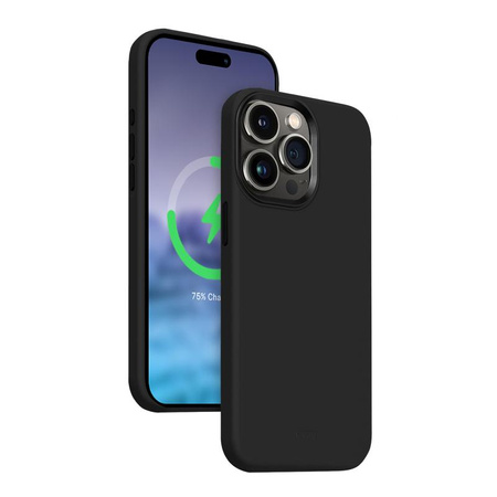 Crong Color Cover LUX Magnetic - Etui iPhone 15 Pro Max MagSafe (czarny)
