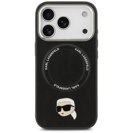 Karl Lagerfeld Karl Pin MagSafe - Etui iPhone 17 Pro (czarny)