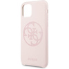 Guess Silicone 4G Tone to Tone - Etui iPhone 11 Pro Max (Light Pink)