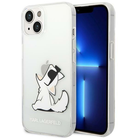 Karl Lagerfeld Choupette Fun Sunglasses - Etui iPhone 14  (przezroczysty)