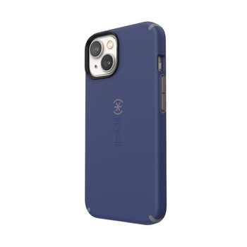 Speck CandyShell Pro - Etui iPhone 14 / iPhone 13 z powłoką MICROBAN (Prussian Blue / Cloudy Grey)