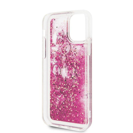 Karl Lagerfeld Glitter Liquid Floatting Charms - Etui iPhone 11 (Pink Floatting Charms)