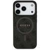 Guess 4G Ring Classic Logo MagSafe - Etui iPhone 17 Pro (czarny)