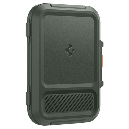 Spigen Lock Fit MagSafe - Portfel magnetyczny (Military Green)