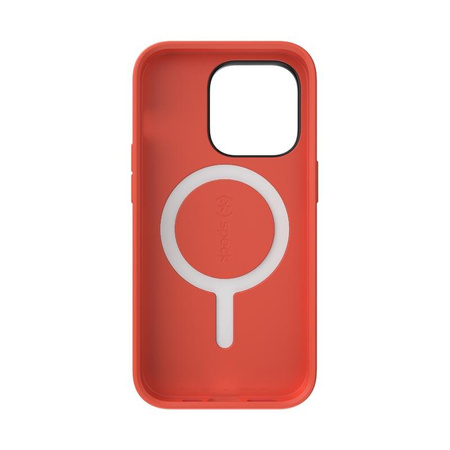 Speck CandyShell Pro + MagSafe - Etui iPhone 14 Pro z powłoką MICROBAN (Digital Pink / Energy Red)