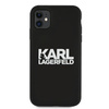 Karl Lagerfeld Silicone Stack Logo - Etui iPhone 11 (czarny)